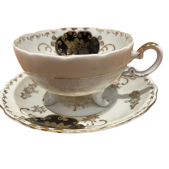 Other - Vintage Royal Sealy Footed Teacup And Saucer Set